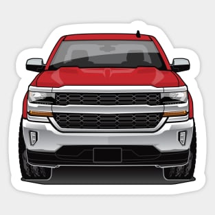 2018 Chevy 1500 Pick up Red Sticker